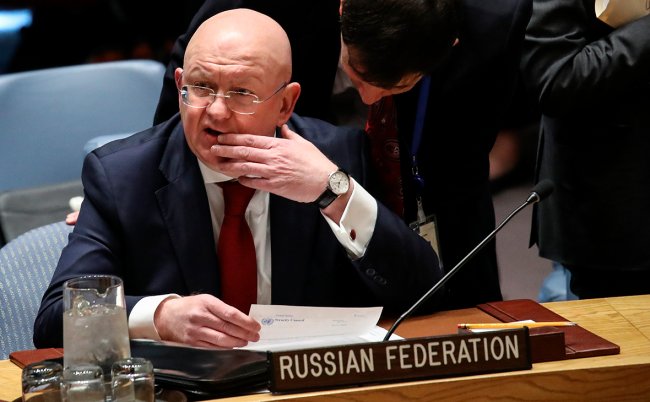 Небензя в ООН: Російську ракету у Дніпрі збила українська ППО із житлового кварталу