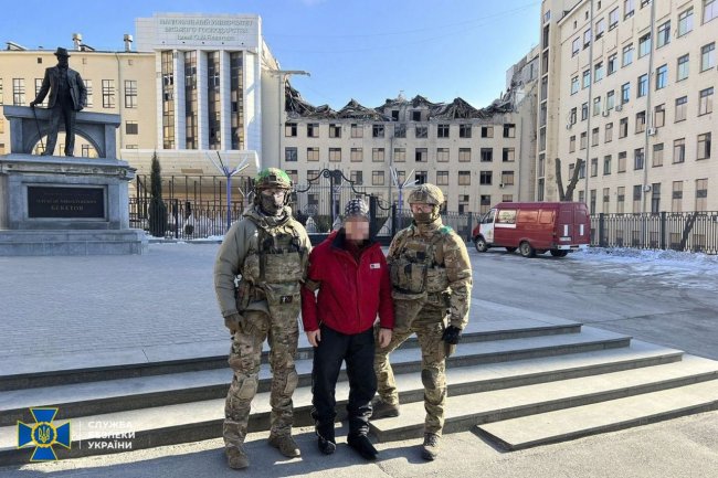 СБУ “по гарячих слідах” затримала коригувальника останніх ракетних ударів по Харкову