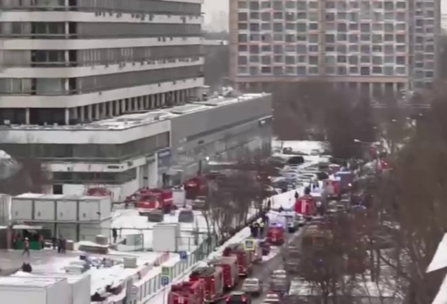 У центрі Москви горить будівля телеканалу &laquo;Спас&raquo;: йде евакуація