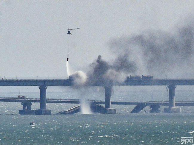 СБУ оприлюднила відео атаки дрона на Кримський міст: розкрито подробиці