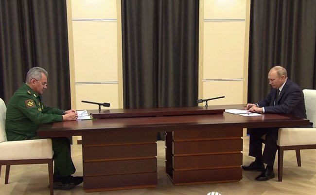 Шойгу доповів Путіну про завершення мобілізації: в Україні вже більше 80 тисяч мобіків