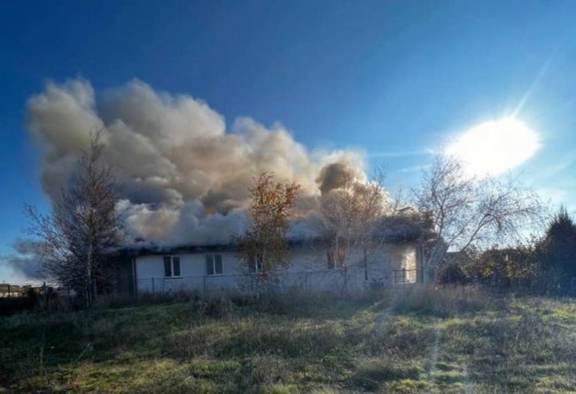 Під Мелітополем партизани спалили штаб окупантів