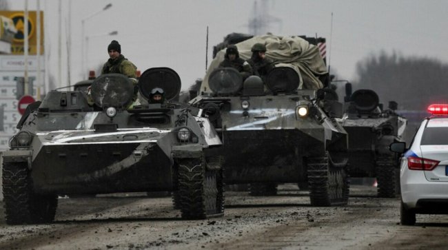 Через Маріуполь пройшли великі військові колони росіян на Мелітопольський напрямок