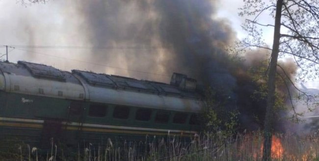 Під Мелітополем партизани підірвали ворожий потяг