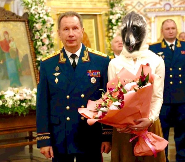 Херсонський єнот буде представлений до державної нагороди у Росії у храмі Росгвардії. Херсонський єнот буде представлений до державної нагороди у Росії у храмі Росгвардії.