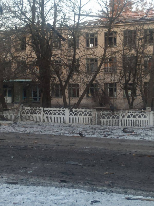 Наслідки бавовни в Нікольскому під Маріуполем
